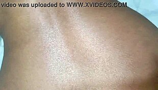 A hot scene with an amateur couple where he cums in her mouth while they are in the bent over position