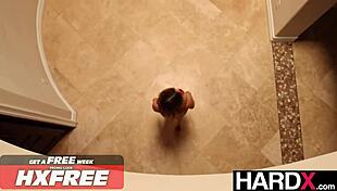 blonde beauty captivates in intimate session