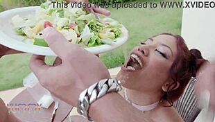 Hey, have you seen young slut Venus on Fire take 4 big studs with wild DAP and footjob in P-Sluts Vol 59?