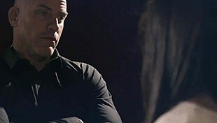 Young brunette gets dominated by a mature man in hardcore sex act