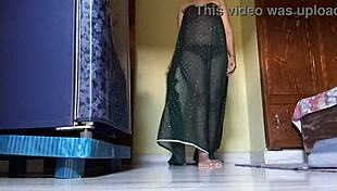 Hey this indian hot bhabhi fingered her tight pussy so hard she squirted. Check out her huge ass too!