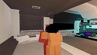 Getting fucked by a random guy in Roblox! 😏