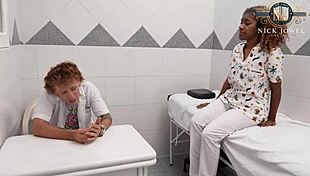 this naughty nurse angelika suarez almost got caught in the hospital