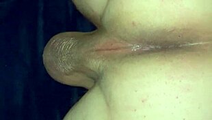 Old professor assumes position for ball licking and flashing big cock