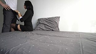 Young secretary fucks boss in office, shoots video for husband