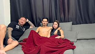 I went to my nephew's house to meet his girlfriend but ended up fucking her.