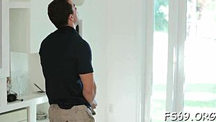 wench rides her dick in rough sex game