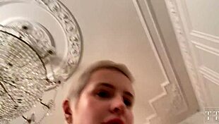 I Saw The Camera And Gave Myself To Him On The Couch!