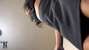 Latina Brunette Enjoys Being Ashtray In Fetish Scene