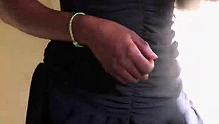 Horny Young 18+ Teasing Tight Pussy In Dress!