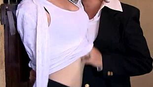 This rough femdom lesbo couple is eating hairy pussy outdoors 😈