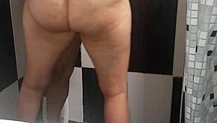 my girlfriend makes me cum in the bathroom with her intense blowjob