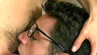 Hot Stepmom and Teen Babe Threesome in Bathroom