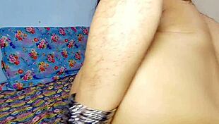 Muslim Prostitute Cheats on Desi Husband with Anal Dildo on Video Chat