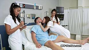 Doctors are checking on patients in a rather unconventional way