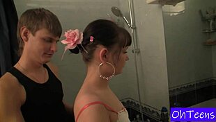 Kveta And Nikola Enjoy Bathroom Shower Bathing