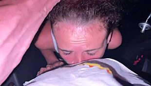 Fucking beautiful girl on the highway, an exciting story