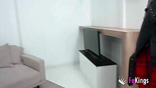 Beautiful young woman leaves sugar daddy for big cock fuck