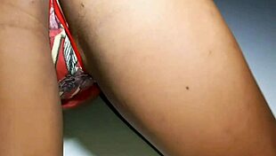 The tattooed brunette beauty records her steamy anal session with the Brazilian hunk.