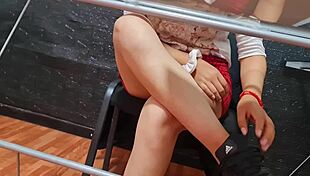 the risky spy camera films secretary nataly at uba faculty