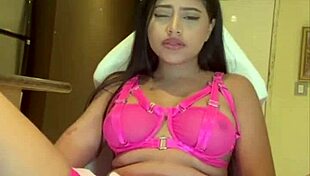 Beautiful Latina In Lingerie Masturbates To Cum