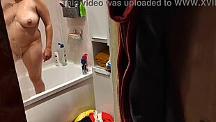 Caught Stepsister Bathing Naked