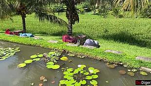 Cumwalk in Public Cafe with Sperm on Face Eating Pasta Carbonara.