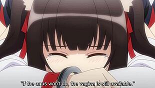 Cosplay change episode features anime characters in uniform engaging in assfucking and anal sex