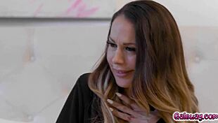 McKenzie Lee And Sheena Ryder: Flirting Turns To Intense Lesbian Tribbing