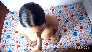 Chubby girl sucks monster cock deepthroat sloppy!