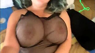 Morning sex with big bouncing tits lover