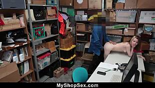 Teen Confesses Stealing and Selling at Flea Market in Shocking Office Encounter - MyShopSex
