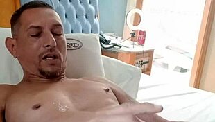 Brazilian mature amateur enjoys tattooed handjob and bareback fun