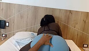 Diosa de Ébano Culona Shows Huge Assets from Gym - Crisporn6