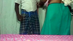 Tamil house wife with muscular husband gets fucked hard