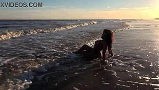 Hey! Watch Her Strip Naked on the Beach Right Now