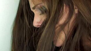 lily and dani daniels play in black lingerie