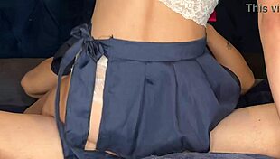 COLEGIALA CULONA MOANS LOUD in First-Time Wild Ride!