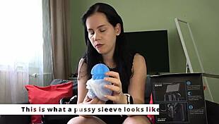Hell yeah, Mistress Anna milks slave with xspacecup masturbator!