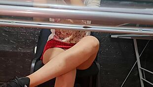 the risky spy camera films secretary nataly at uba faculty