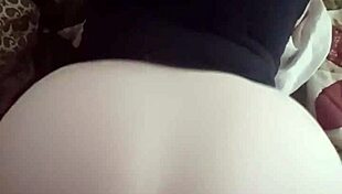 She gives amazing slow-mo backshots to that fat black cock