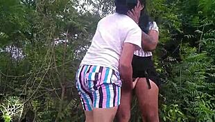 Check out this latina giving oral in the park