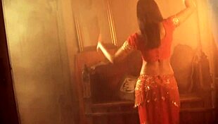 Beautiful brunette mature woman tries to arouse her man