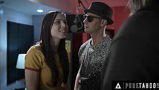 Naive Aidra Fox Obeys Abigail Mac And Pervert Producer