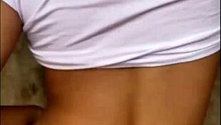 Young Colombian babe breaks her big ass for a bet