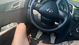 Married Woman Masturbates Riskily For Stranger On The Street In Public