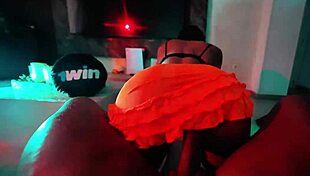 My Colombian Neighbor Watches Movie At Home