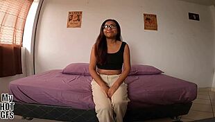 after chatting over 24 months, pia finally jumps into her first porno casting