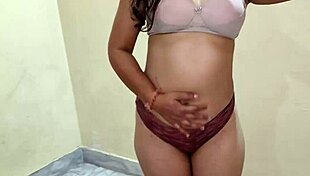 hot married woman at party flashing panties for stranger's touch