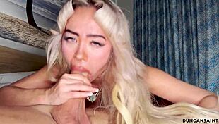 Tiny Blonde Spits All Over My Cock Before I Stretch Her Out With Tits Ass Stretching Skinny Fitness Underwear